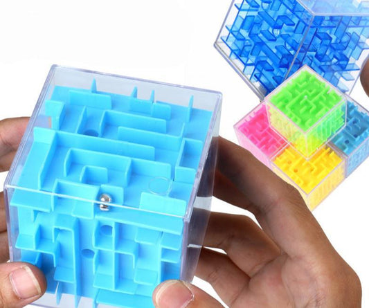 3D Rolling Ball Maze Cube | Hand-Eye Coordination, Visual Tracking & Quiet Focus Play