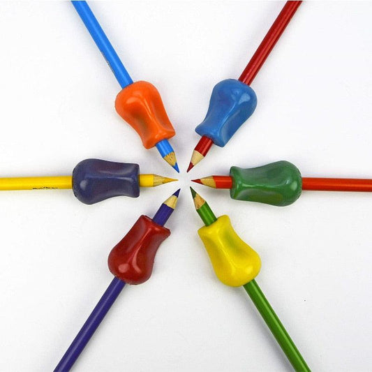 Soft Silicone Pencil Grips for Kids | Fine Motor & Handwriting Practice Support