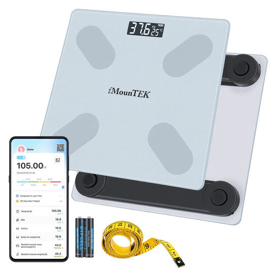 Smart Body Weight Scale | BMI & Body Composition Wellness Tracker with App Sync