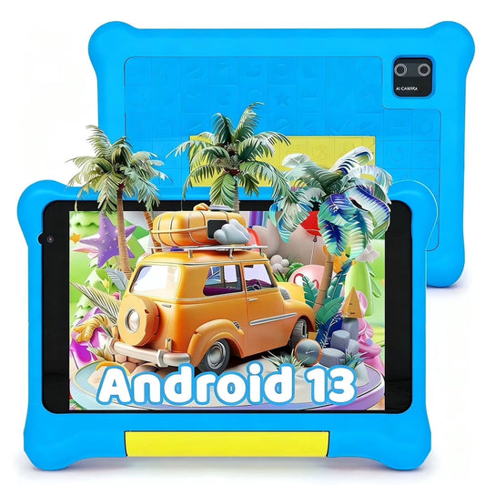 AEEZO Kids Tablet 7" | Android™ 13, Quad-Core, 5GB RAM, 32GB, Parental Controls, Wi-Fi®, HD Display