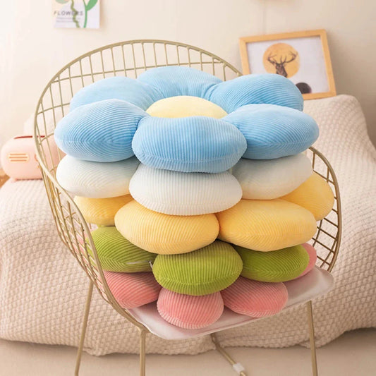 Flower-Shaped Plush Pillow | Soft Anime Cushion for Cozy Spaces & Sensory-Friendly Décor