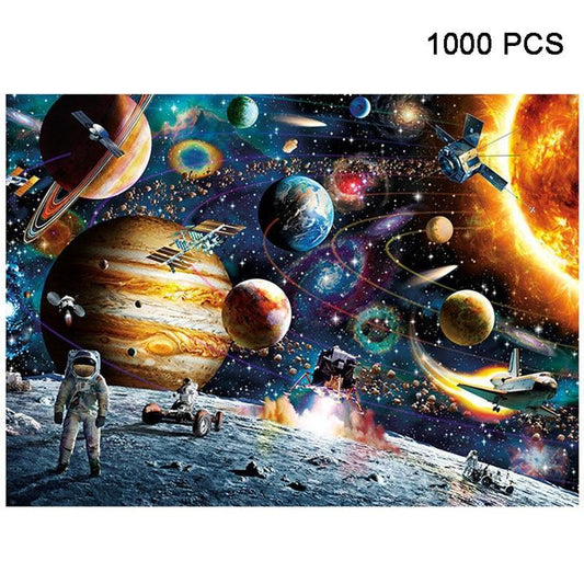 1000-Piece Space & Scenery Puzzle | Quiet Focus, Visual Learning & Screen-Free Relaxation