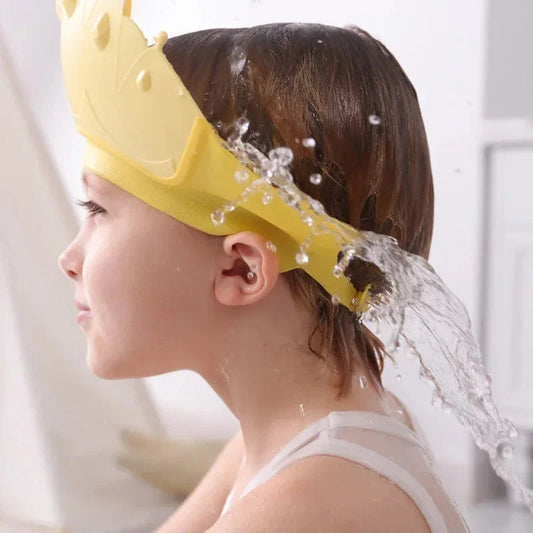 Adjustable Kids Shampoo Cap | Bath Visor with Ear Protection for Sensory-Aware Hair Washing