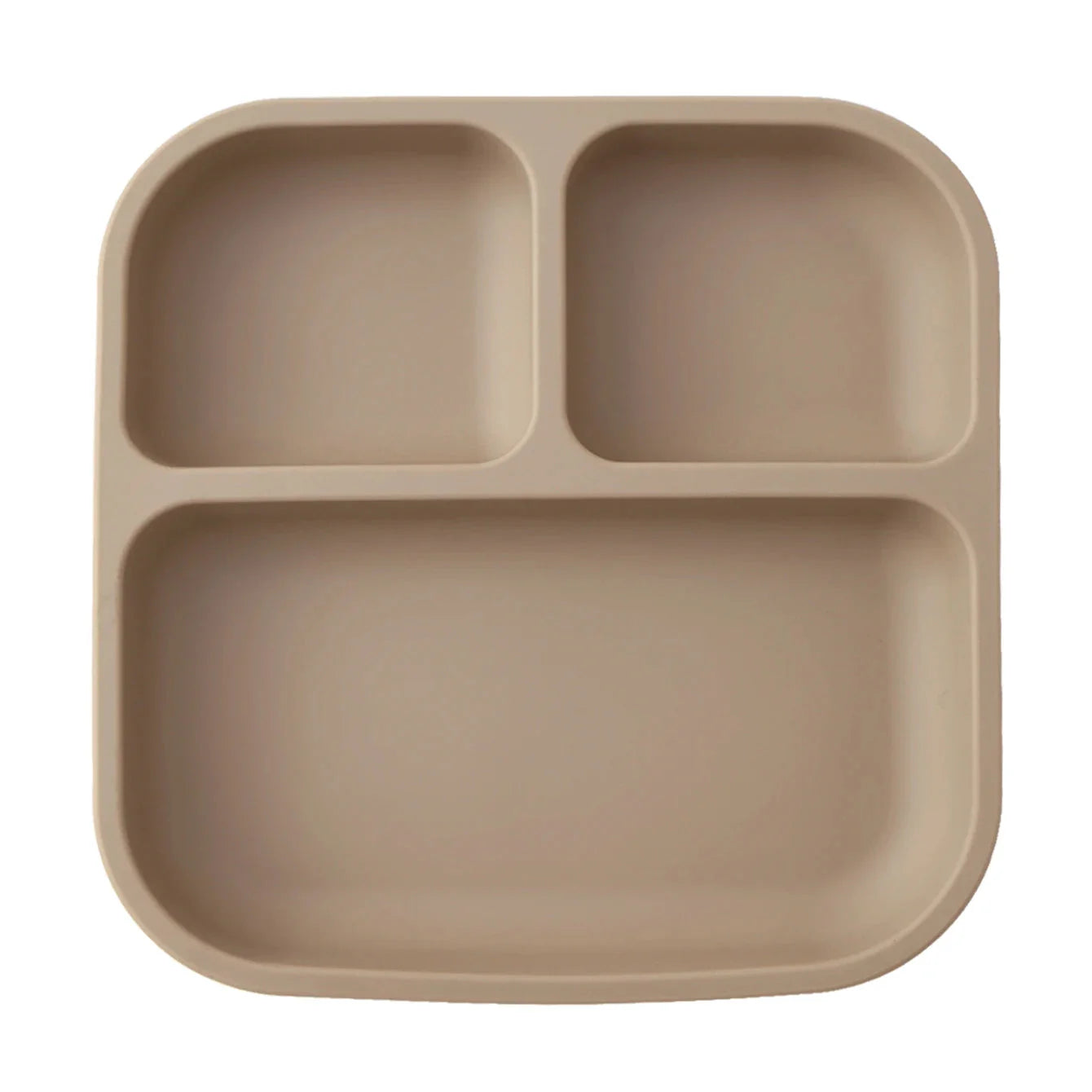 BPA Free Silicone Divided Suction Baby Plate