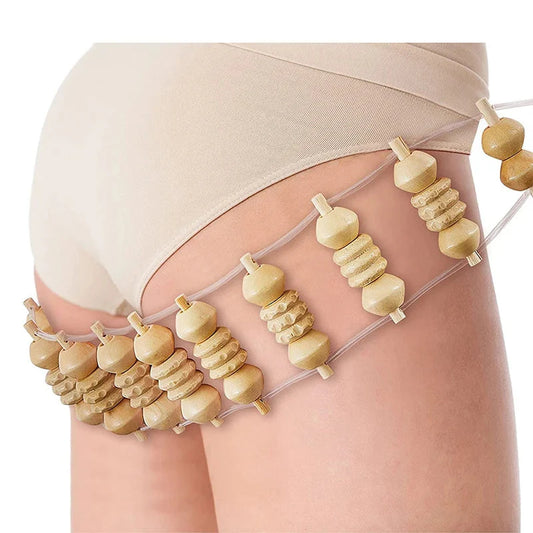 Wooden Massage Roller | Handheld Body Comfort Tool for Caregiver Self-Care & Everyday Wellness Routines