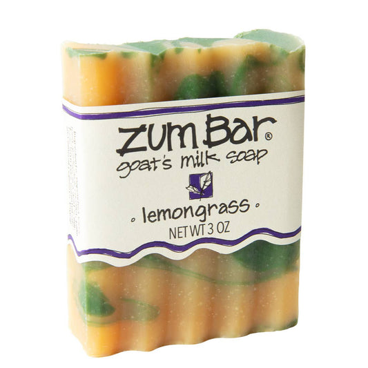 Lemongrass Zum Bar Soap | Goat's Milk Bar Soap for Self-Care Routines & Sensory-Aware Hygiene