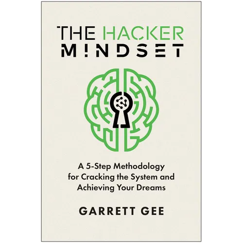 Hardcover cover of The Hacker Mindset by Garrett Gee — white cover with green circuit-board brain illustration and bold title — Books by splitShops via EOWD Autism Living