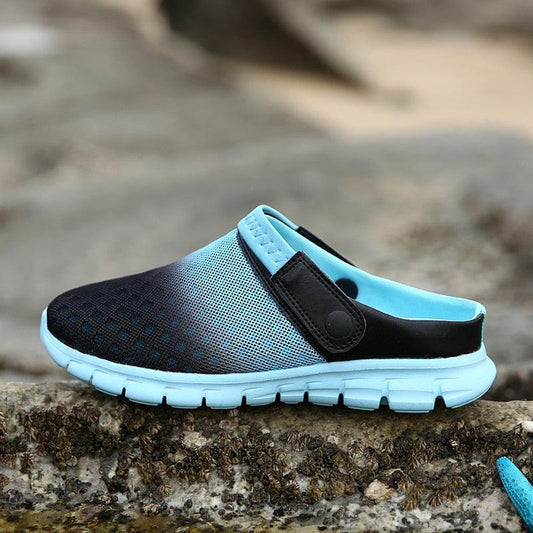 Men's Colorful Mesh Slip-On Beach Clogs | Breathable, Lightweight, Quick-Dry