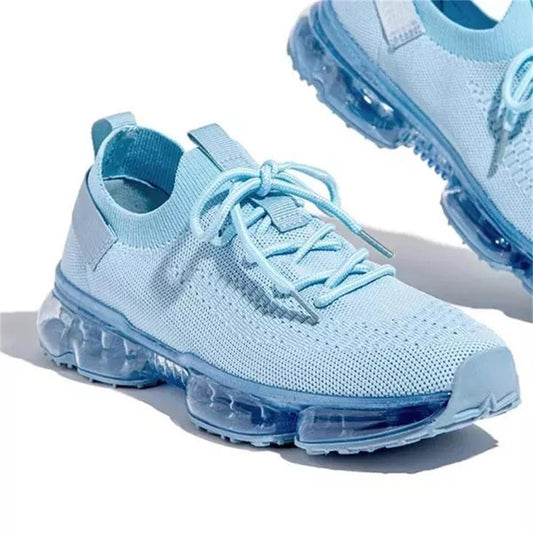 Women's Air Cushion Lace-Up Sneakers | Breathable, Lightweight, Non-Slip