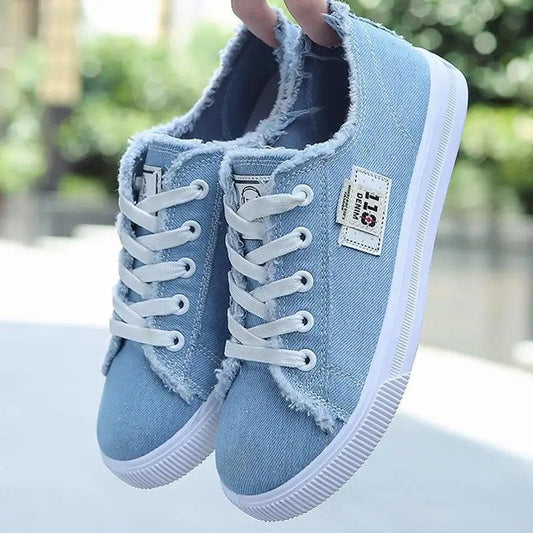 Women's Breathable Canvas Sneakers | Casual Comfort for Caregivers, Errands, Outings & Summer Style